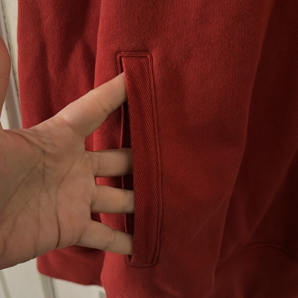 Duluth Souped-Up Waffle 1/4 Zip Mock in Red, Size 2XL - Picture 9 of 11